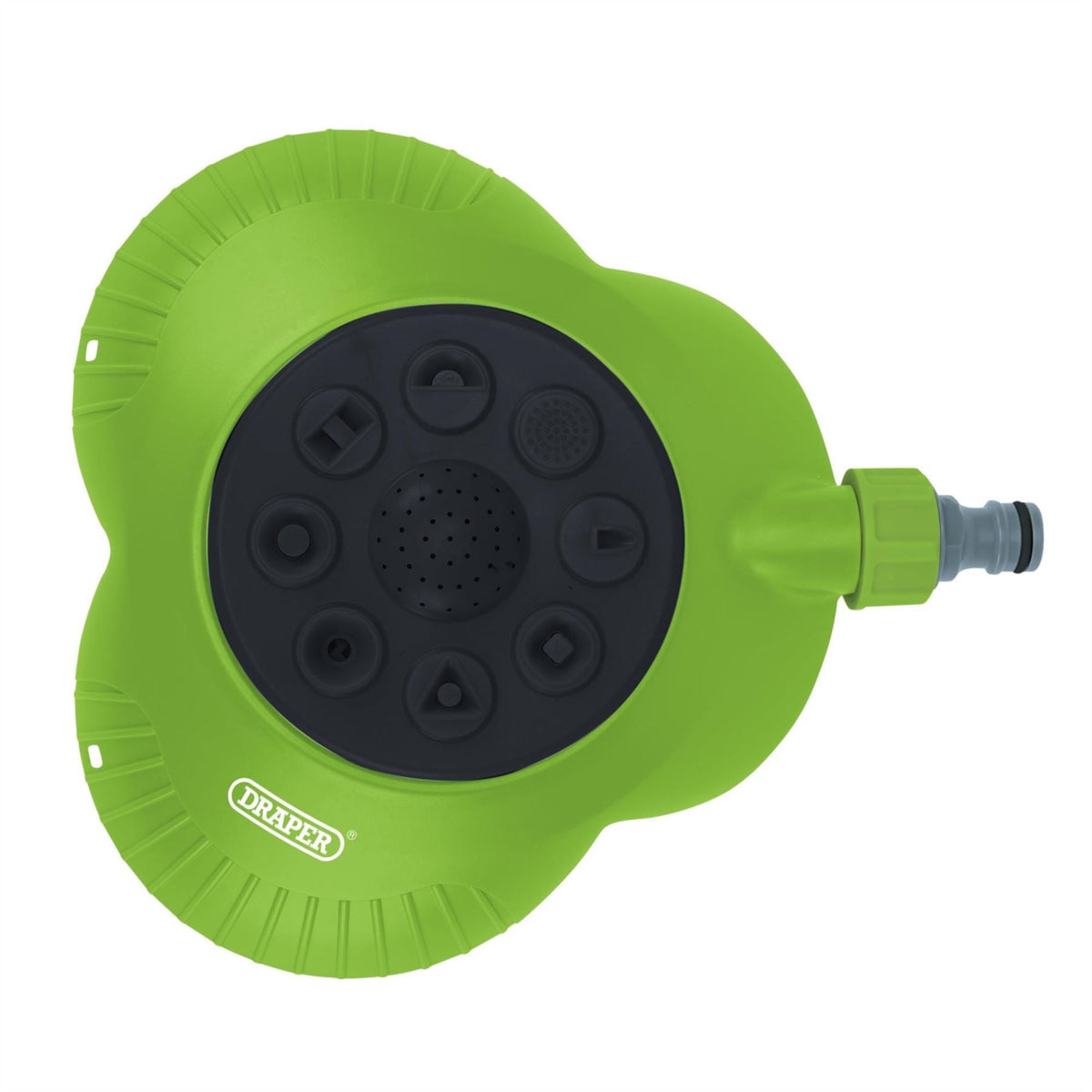 Draper Multi-Sprinkler with 8-Spray Patterns 09960 White Rose Tools