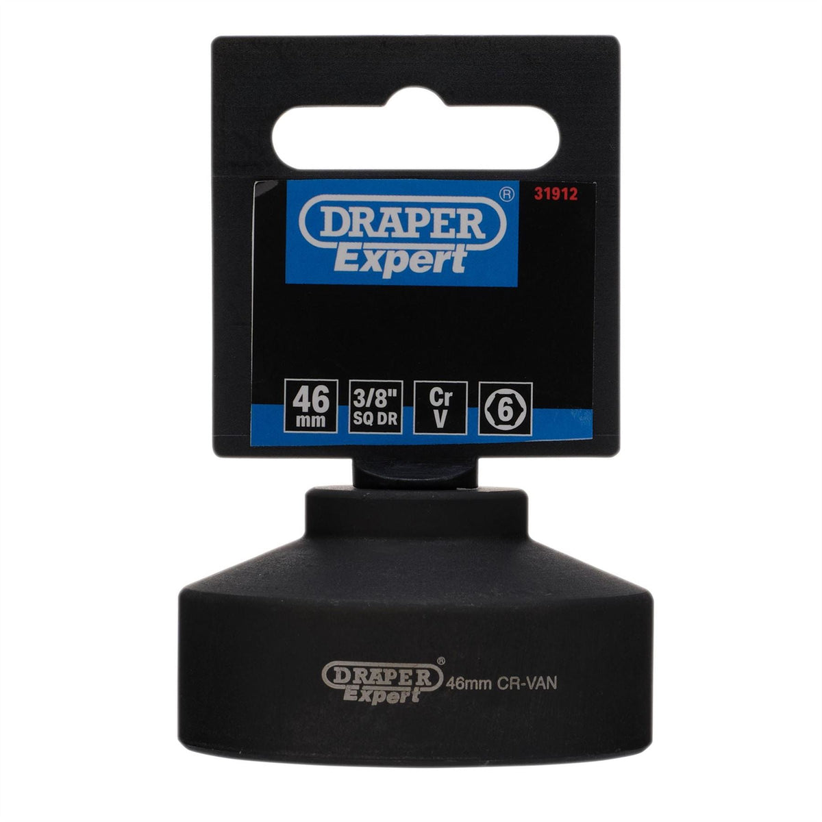 Draper Expert Adblue® Filter Socket 3/8" Sq. Dr. 46mm 31912 White Rose Tools