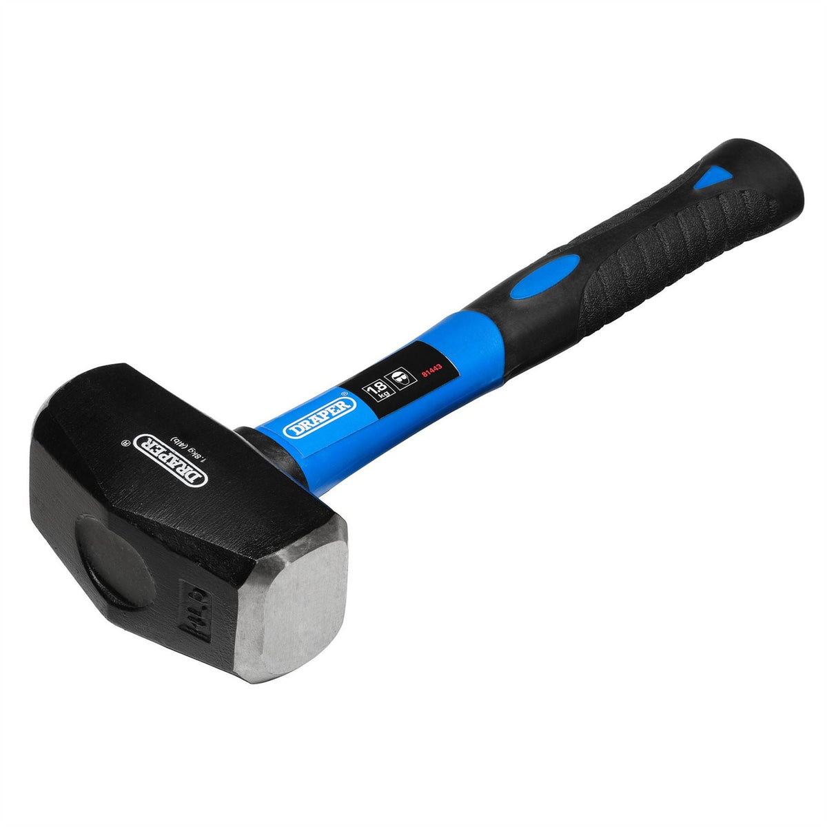 Draper Fibreglass Shaft Club Hammer 1.8kg/4lb 81443 White Rose Tools