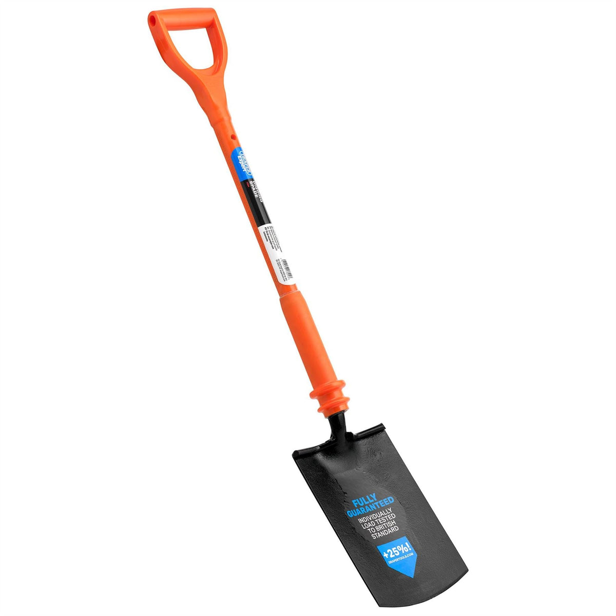Draper Expert Fully Insulated Contractors Digging Spade 17694 White Rose Tools