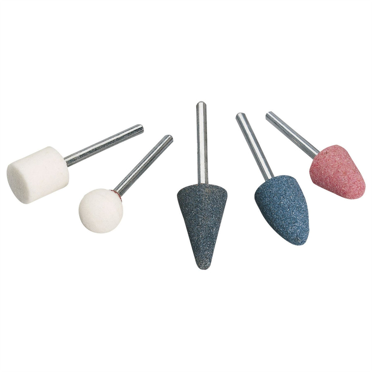 Draper Shank Mounted Grinding Point Set 1/8" (5 Piece) 49294 White Rose Tools