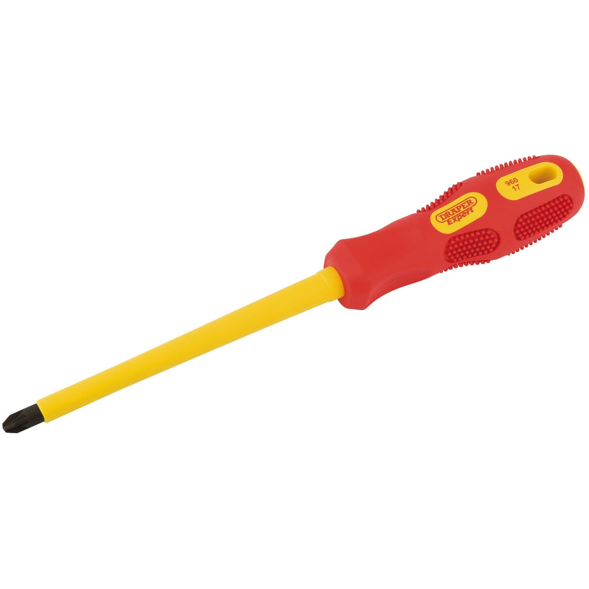 Draper Expert VDE Approved Fully Insulated PZ TYPE Screwdriver No.3 x 150mm 75389 White Rose Tools