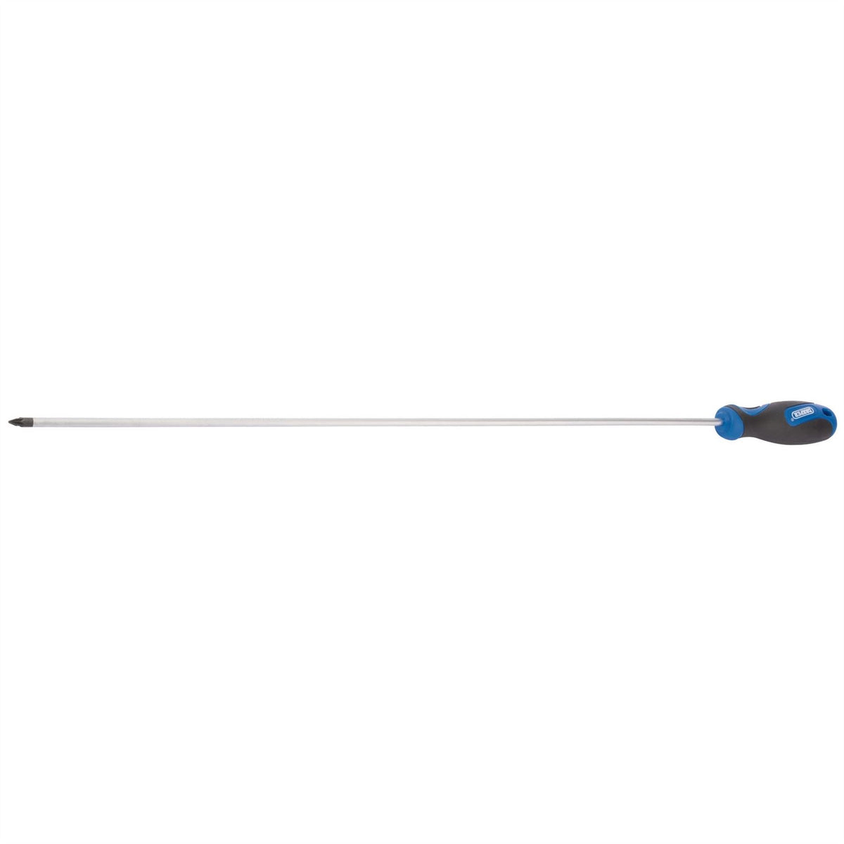 Draper Extra Long Reach Soft Grip PZ Type Screwdriver No.1 x 450mm 53487 White Rose Tools