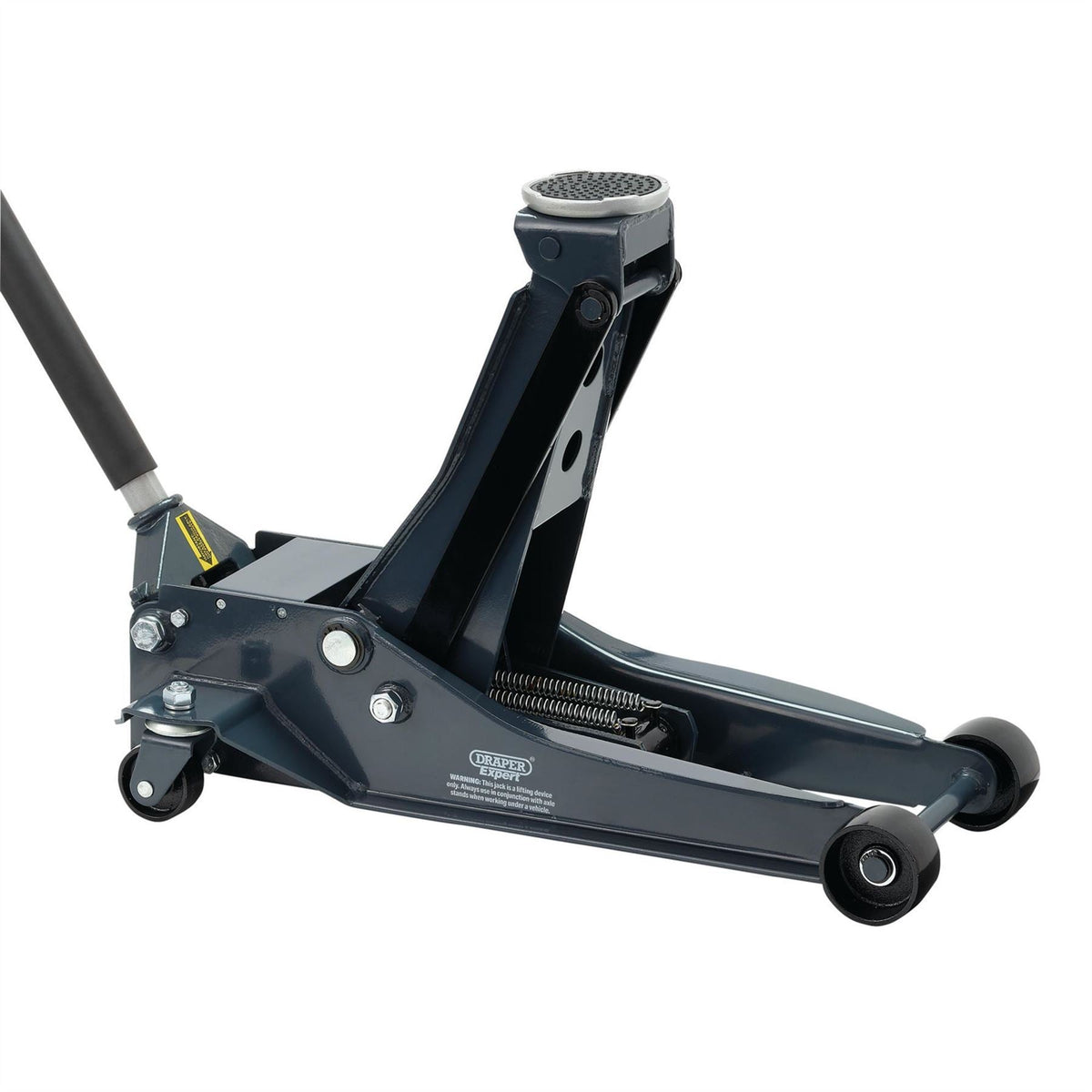 Draper Expert Professional Low Profile Garage Trolley Jack 4 Tonne 24276 White Rose Tools