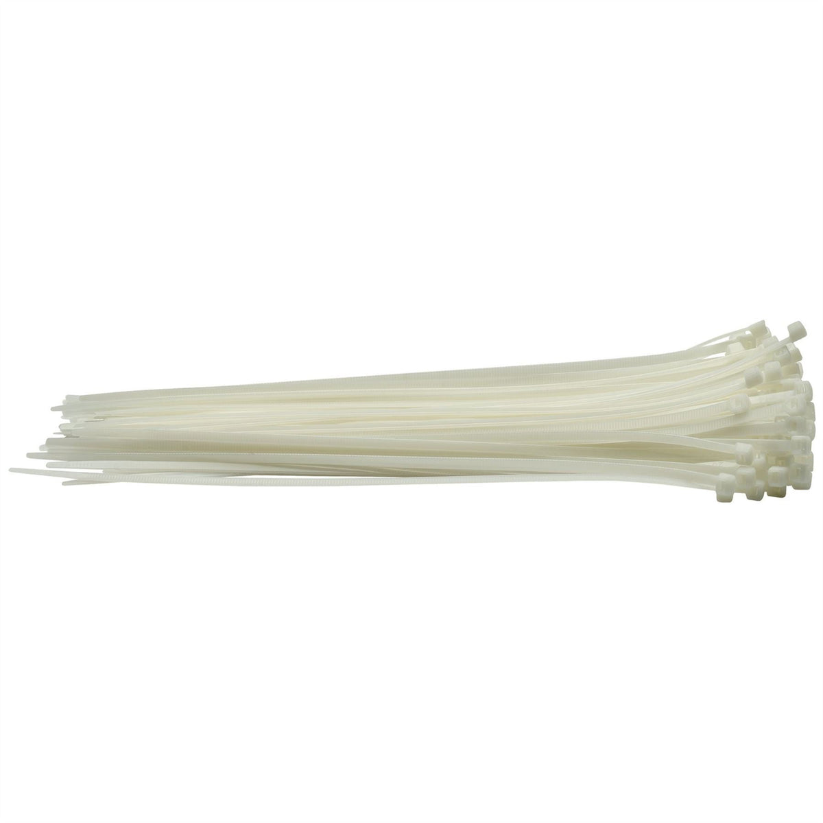 Draper Cable Ties 4.8 x 300mm White (Pack of 100) 70399 White Rose Tools