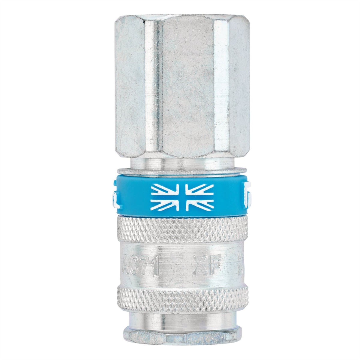 Draper 1/2" BSP Parallel Euro Coupling Female Thread (Sold Loose) 54409 White Rose Tools