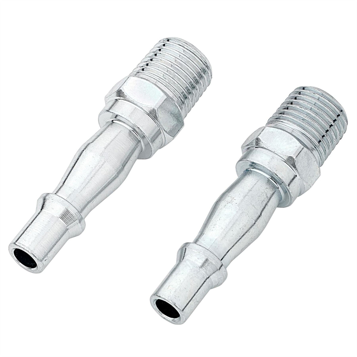 Draper 1/4" Male Screw Adaptor (Pack of 2) 70860 White Rose Tools