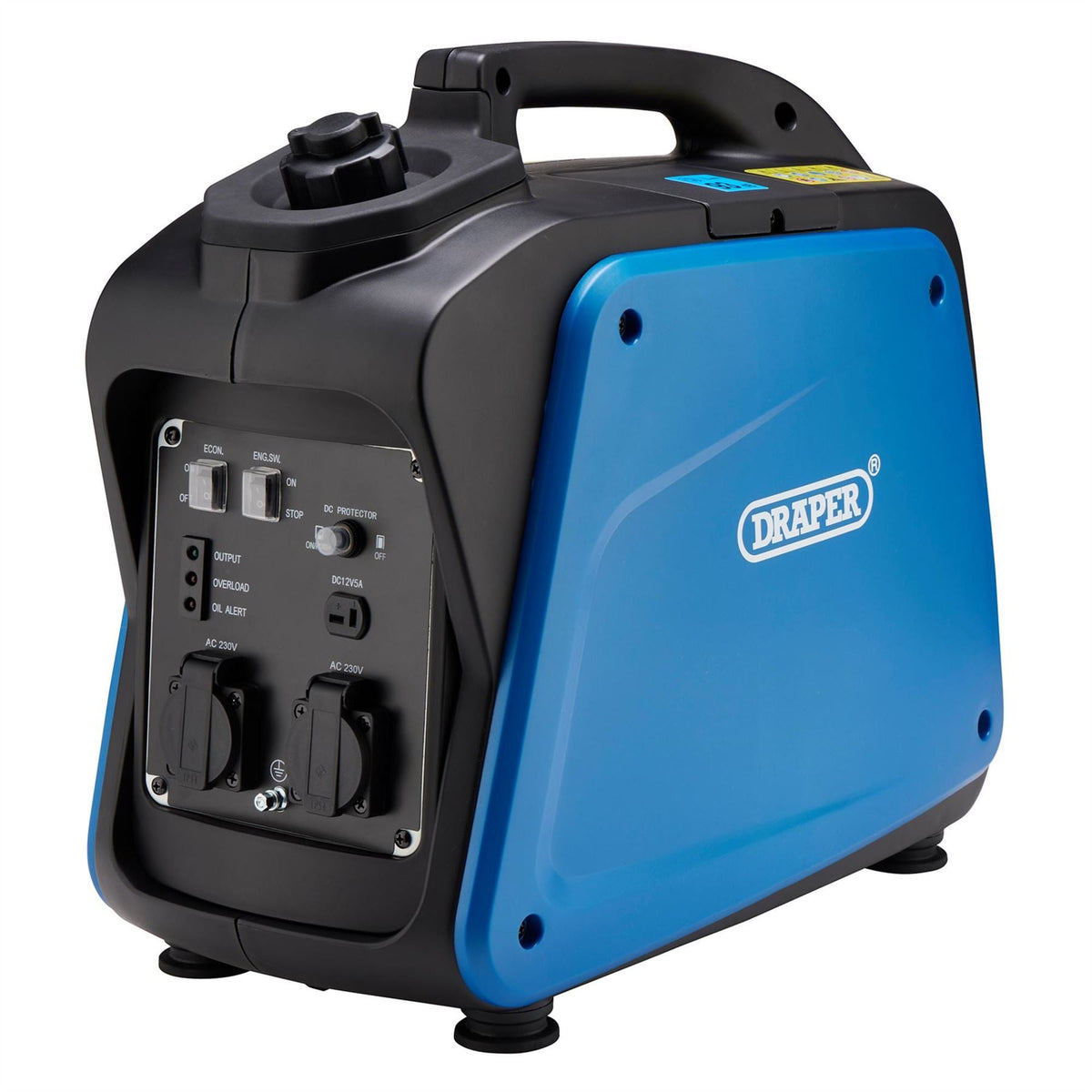 Draper Petrol Inverter Generator 1700W 80956 White Rose Tools