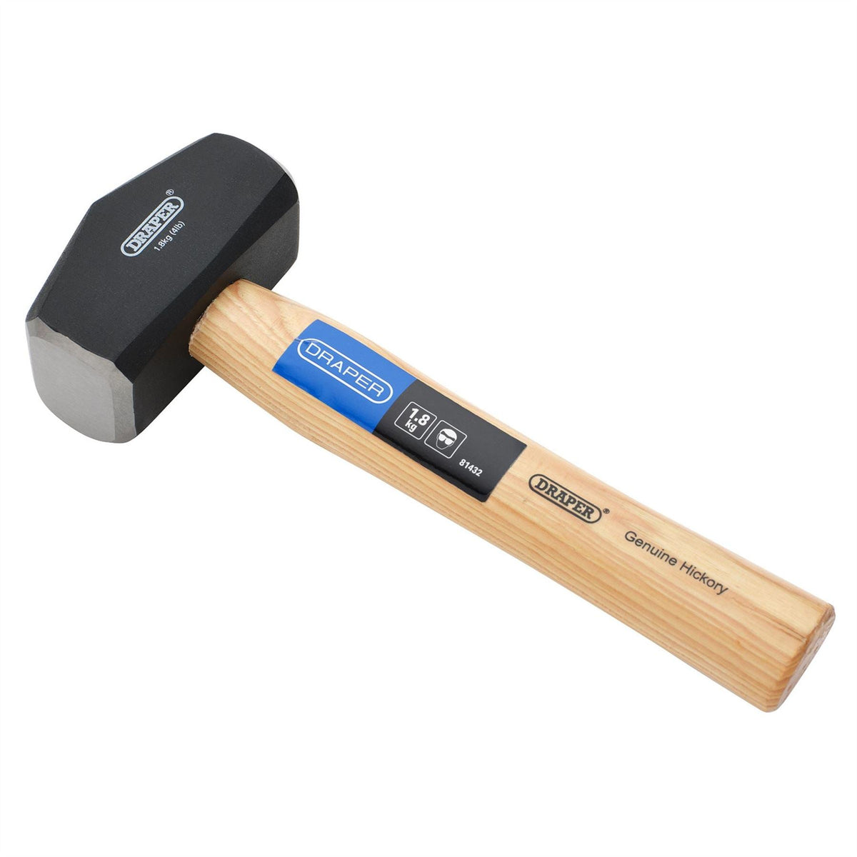 Draper Hickory Shaft Club Hammer 1.8kg/4lb 81432 White Rose Tools