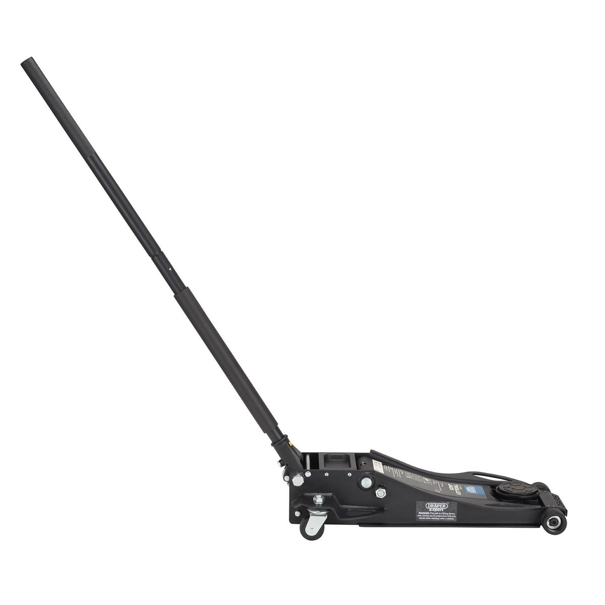 Draper Expert Professional Low Profile Fast Lift Garage Trolley Jack 3 Tonne Black 28464 White Rose Tools
