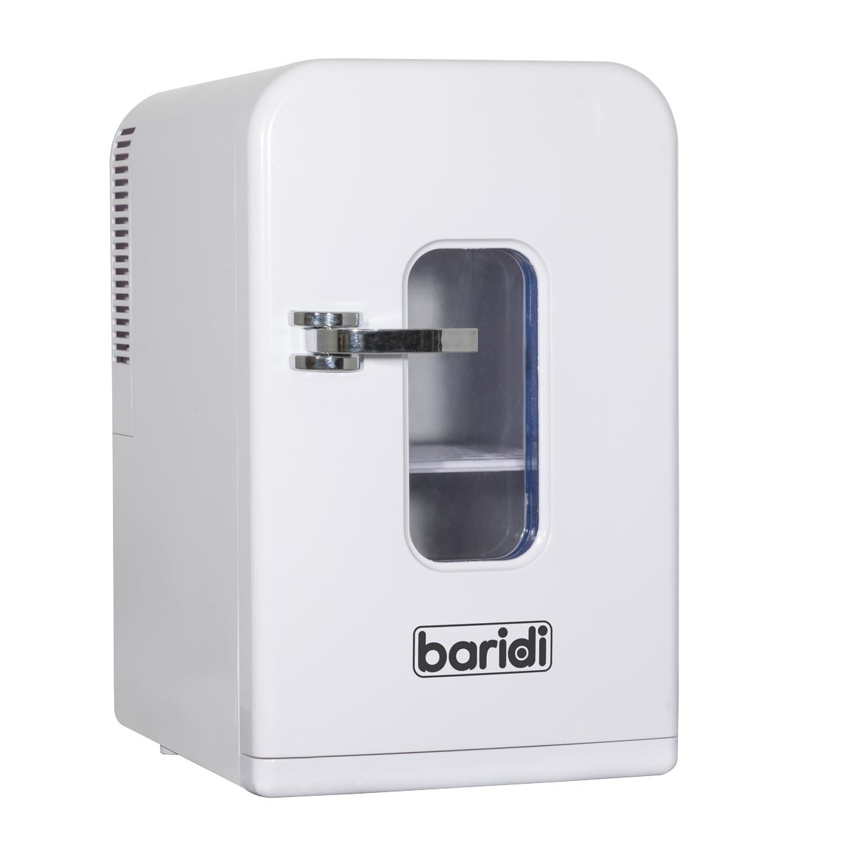Baridi 15L Mini Fridge Cooler & Warmer, 12V/230V, Perfect for Car, Bedroom, Camping, Makeup, White - DH94