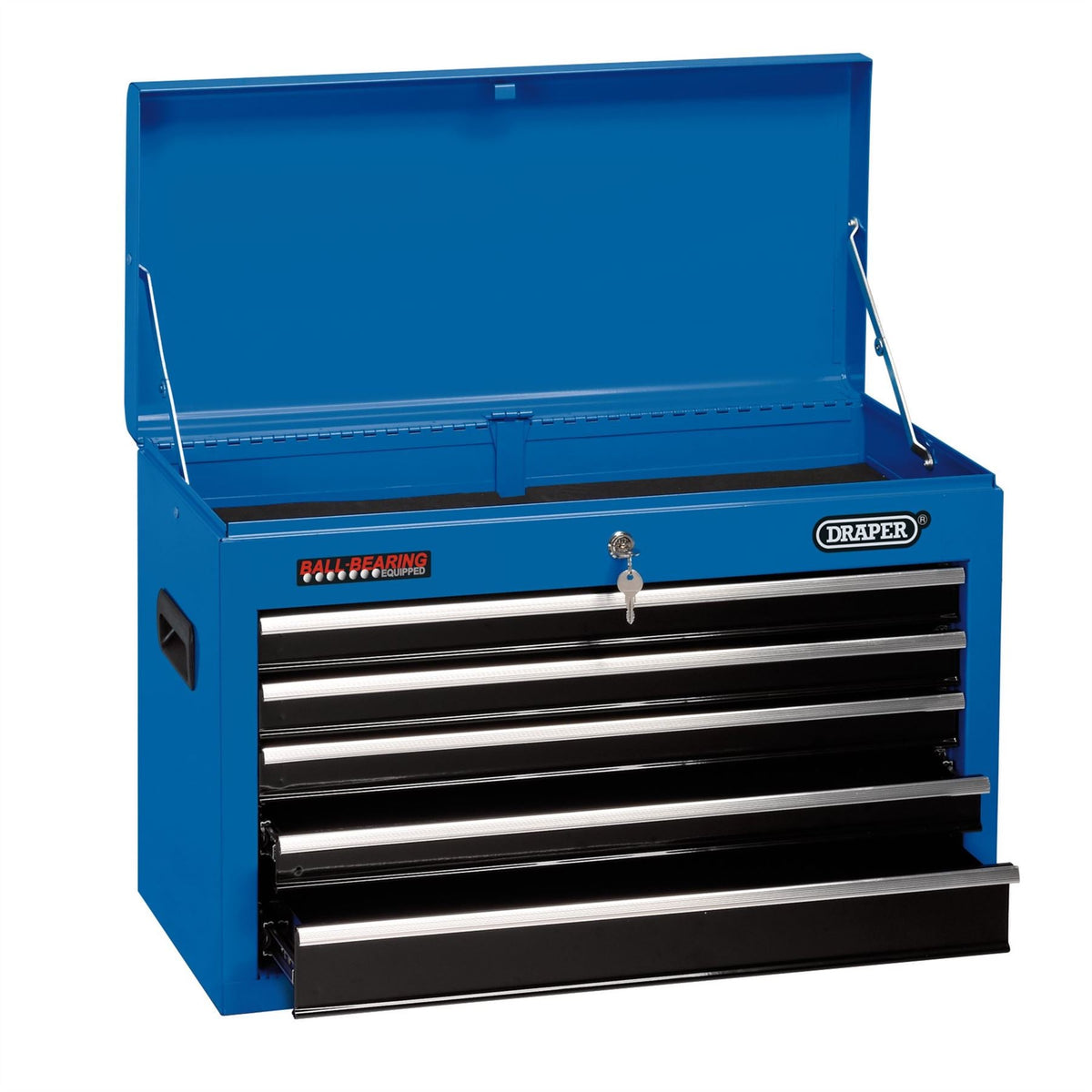 Draper Tool Chest 5 Drawer 26" Blue 14604 White Rose Tools