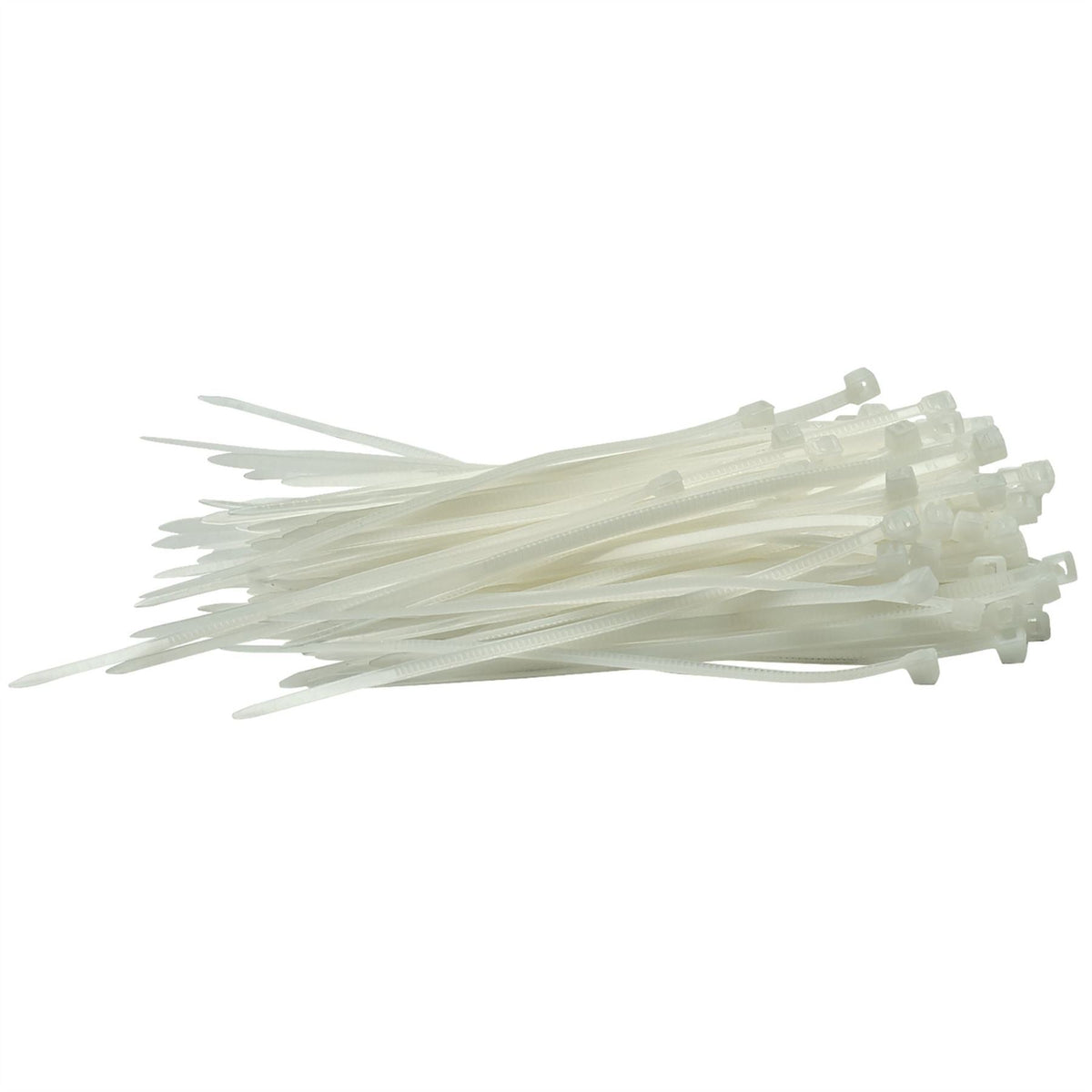 Draper Cable Ties 2.5 x 100mm White (Pack of 100) 70390 White Rose Tools