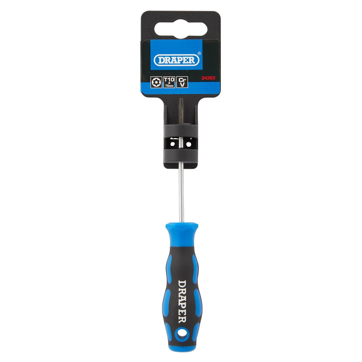Draper TX-STAR® Soft Grip Security Screwdriver T10 34262 White Rose Tools