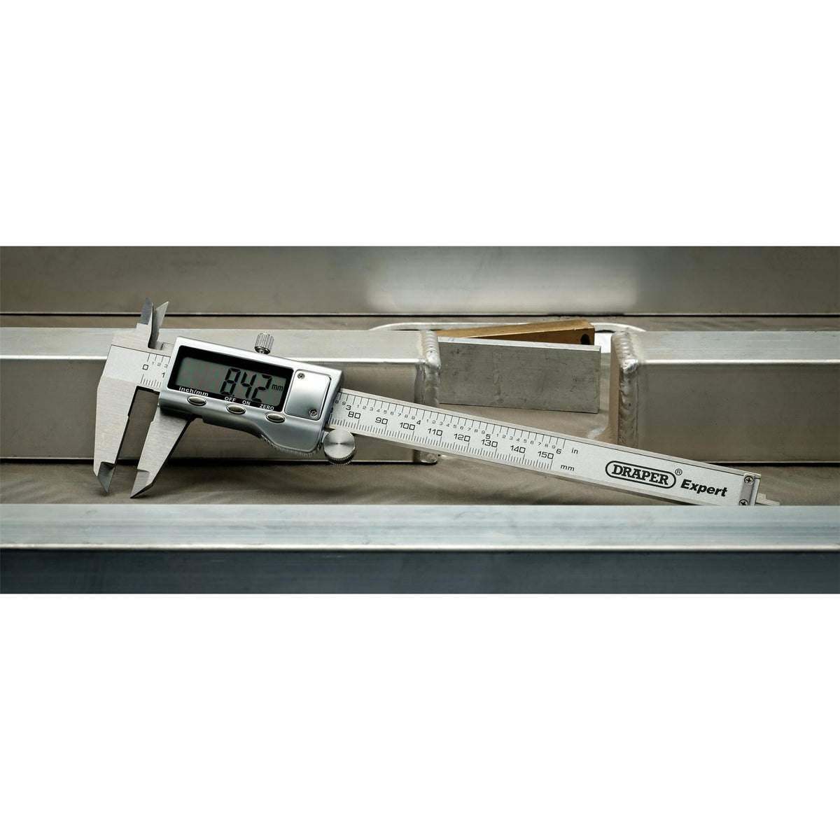 Draper Expert Dual Reading Digital Vernier Caliper 0-150mm 80859 White Rose Tools