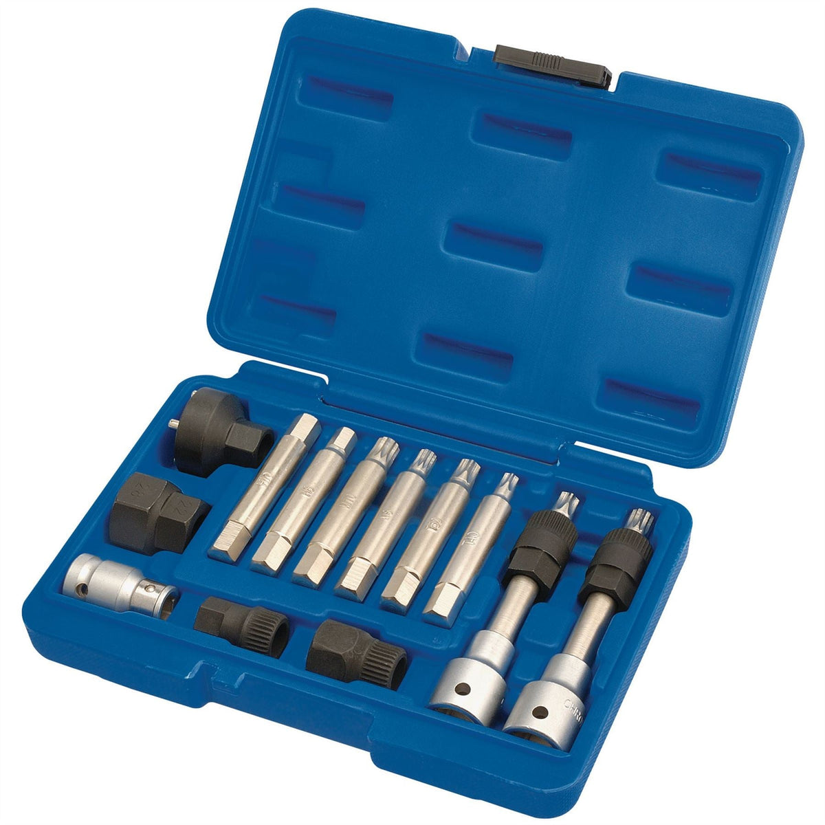 Draper Expert Alternator Pulley Tool Kit (13 Piece) 31913 White Rose Tools