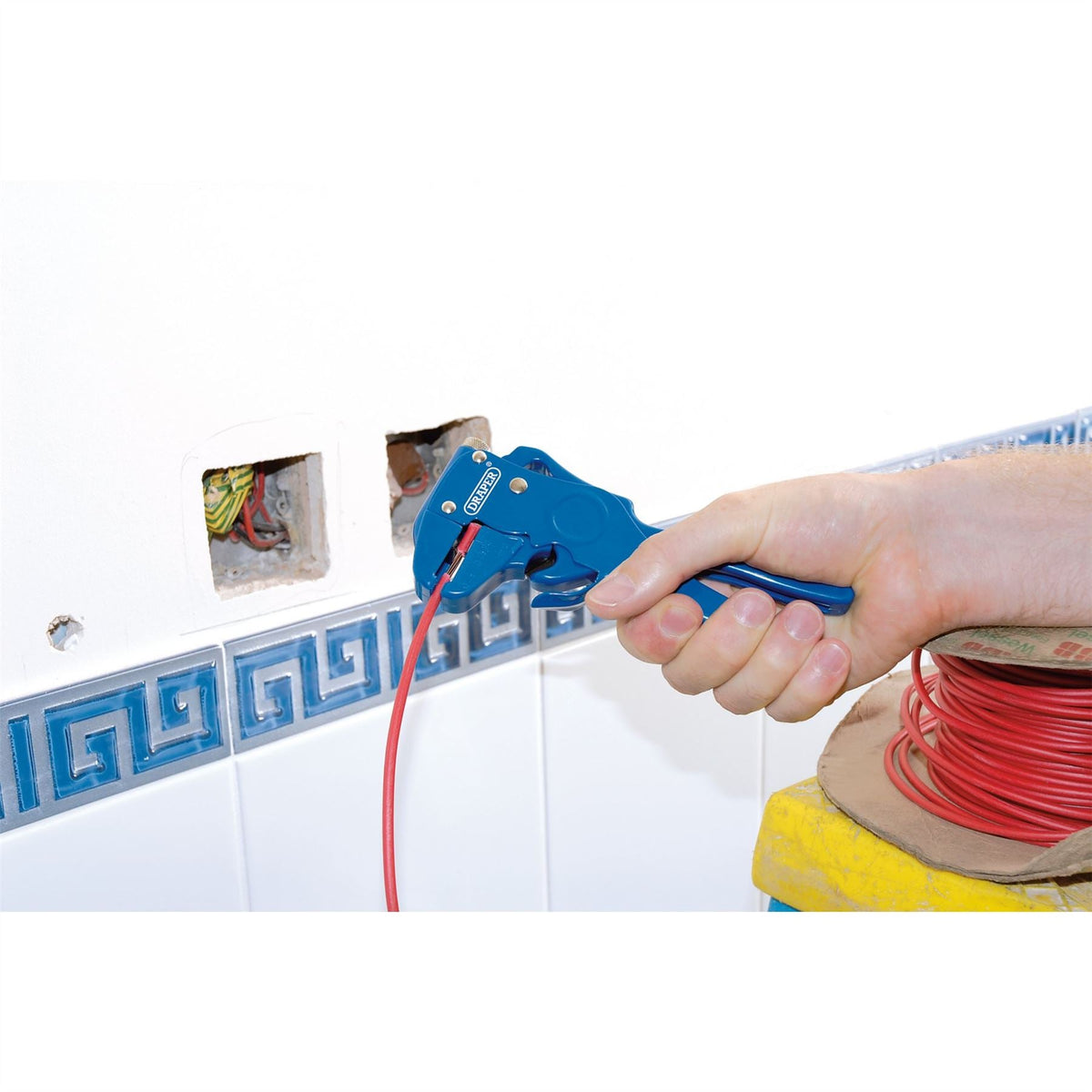 Draper Automatic Wire Stripper 175mm 55806 White Rose Tools