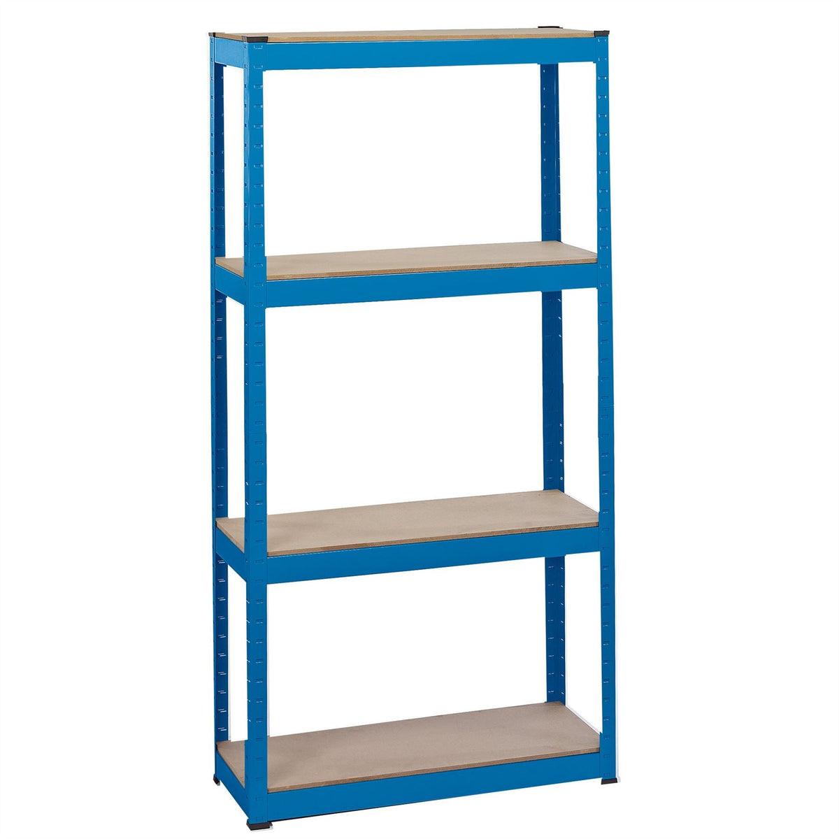 Draper Steel Shelving Unit 4 Shelves L760 x W300 x H1520mm 21658 White Rose Tools