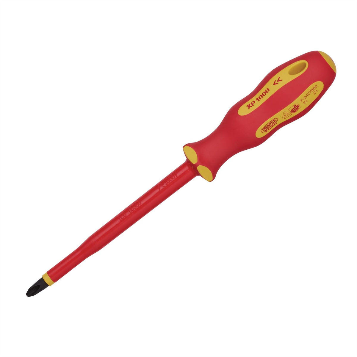 Draper XP1000 VDE Cross Slot Screwdriver No.3 x 150mm 64433 White Rose Tools
