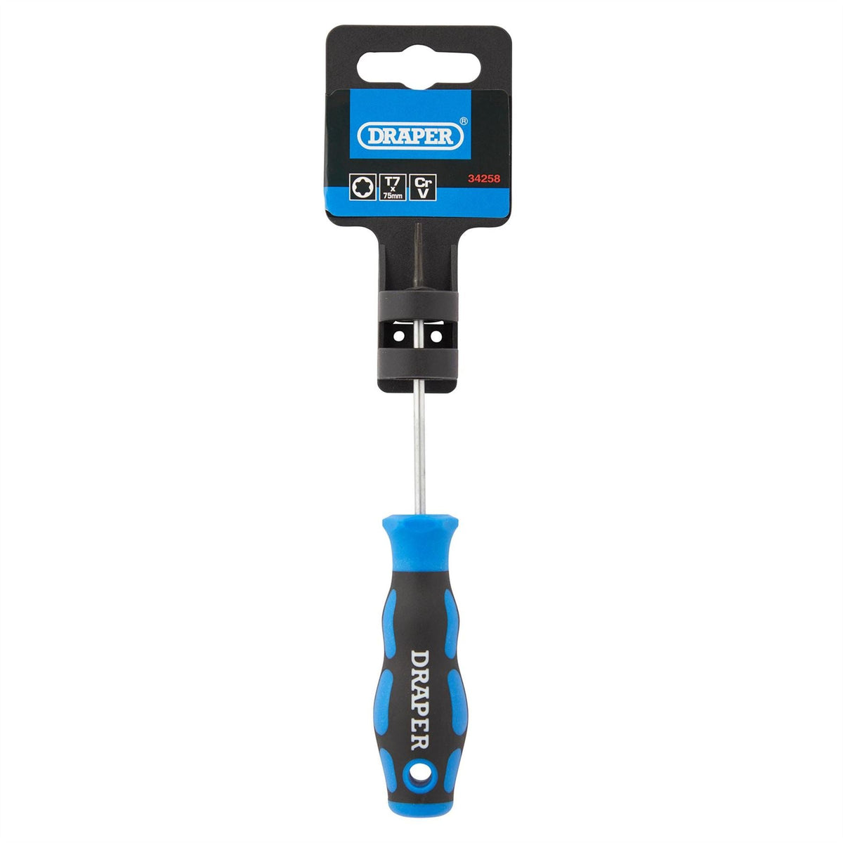 Draper TX-STAR® Soft Grip Screwdriver T7 34258 White Rose Tools