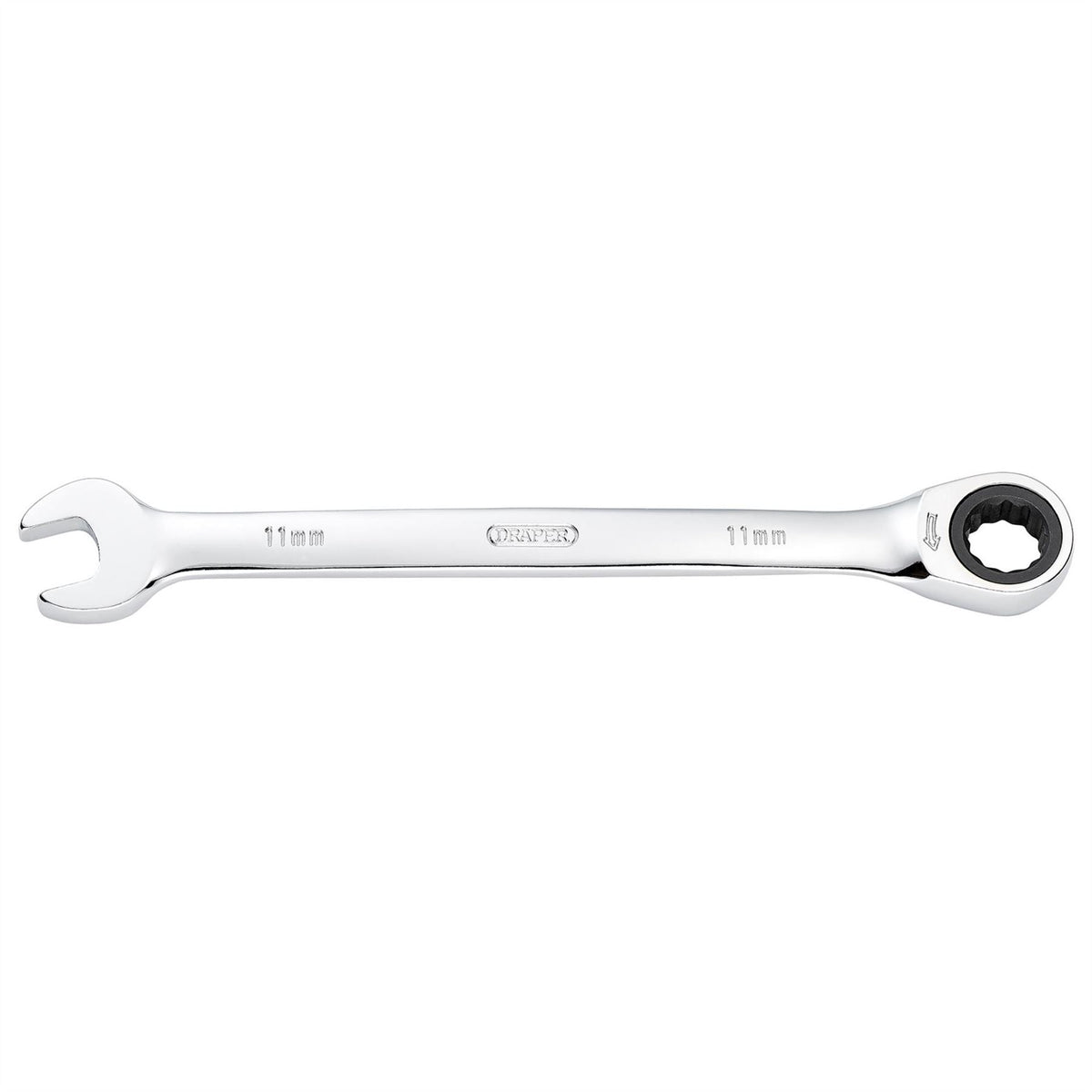 Draper Metric Ratcheting Combination Spanner 11mm 31008 White Rose Tools