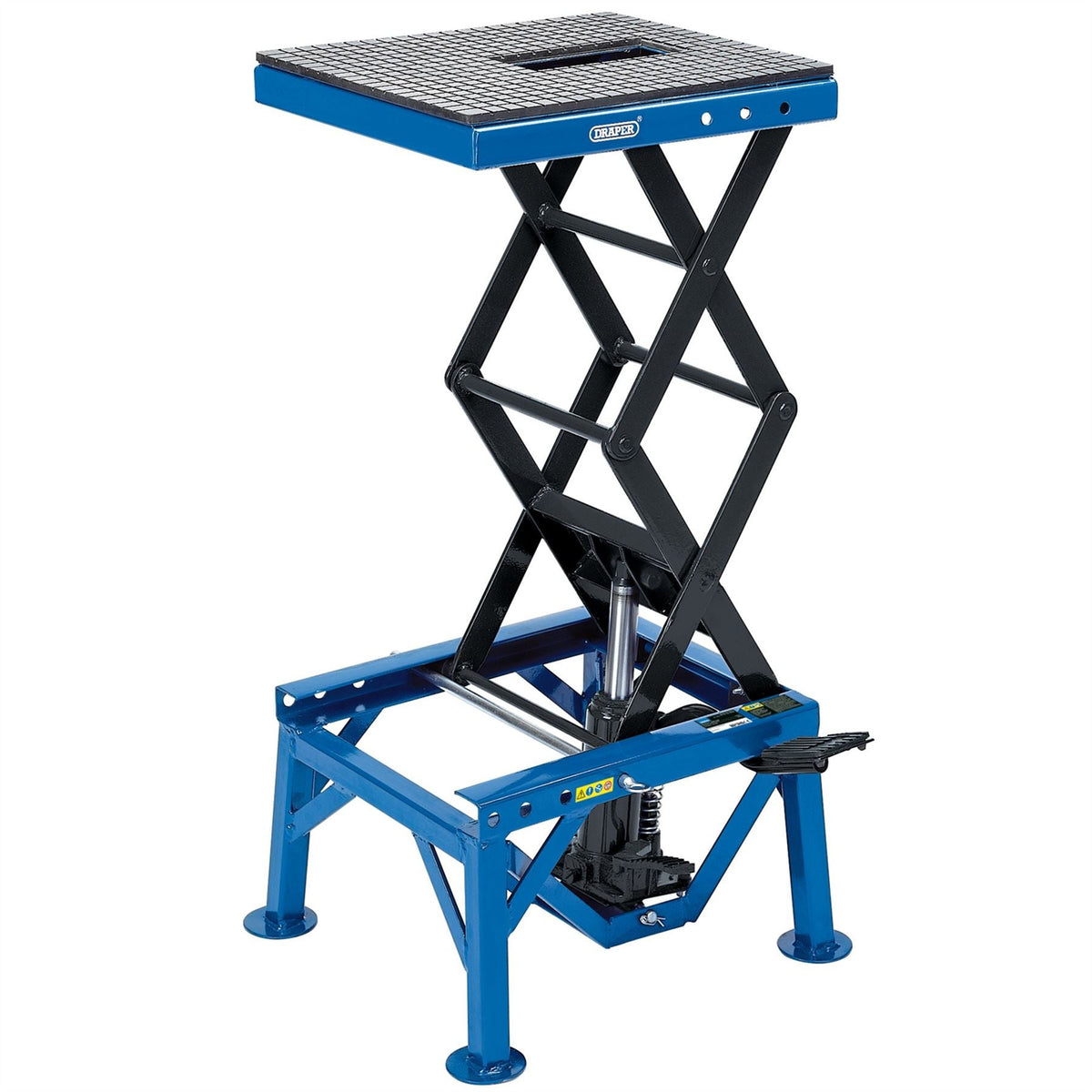 Draper Hydraulic Motorcycle Scissor Lift 135kg 70212 White Rose Tools