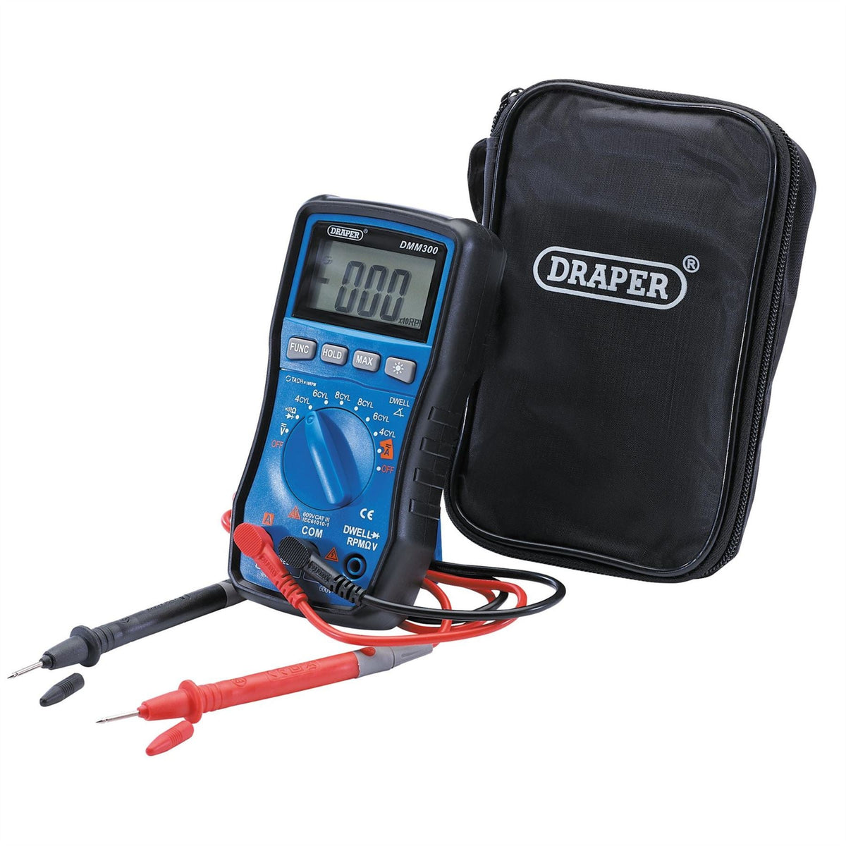 Draper Automotive Digital Multimeter 41821 White Rose Tools
