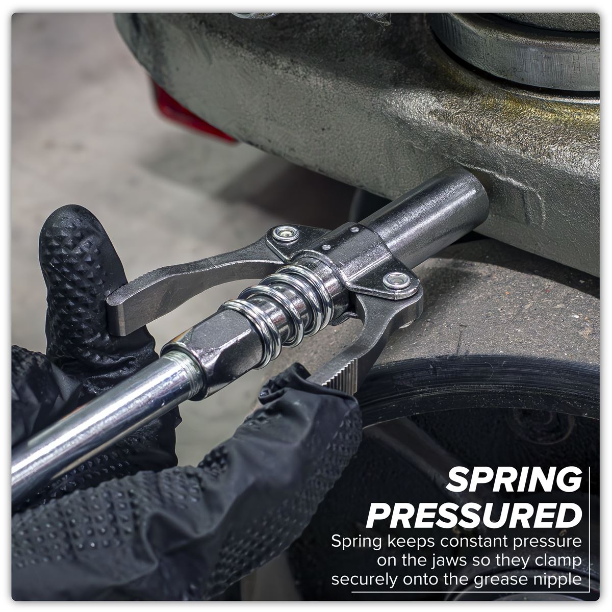 Sealey Double Handle Grease Gun Coupler