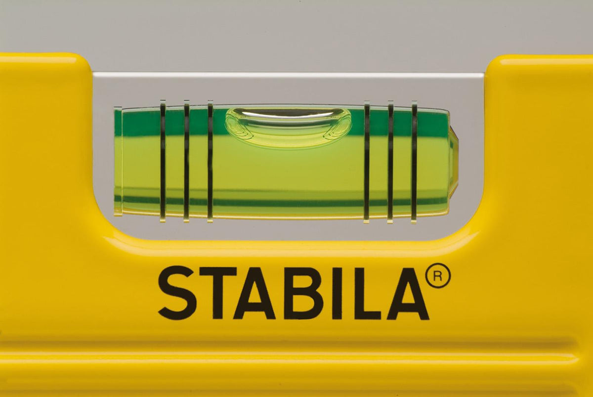 STABILA Torpedo Spirit Level 25cm with Belt Pouch Type 81 SV REM W360 16670 White Rose Tools