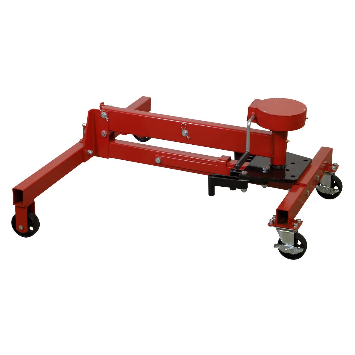 Sealey Folding 360º Rotating Engine Stand with Geared Handle Drive 450kg Capacity