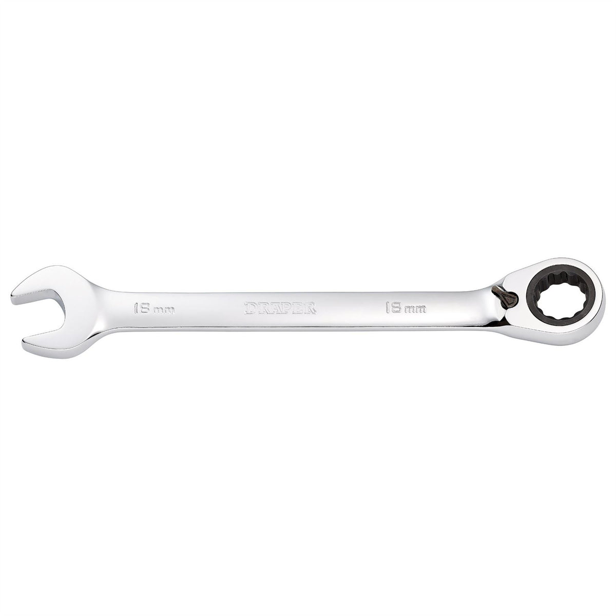 Draper HI-TORQ® Metric Reversible Ratcheting Combination Spanner 18mm 52006 White Rose Tools