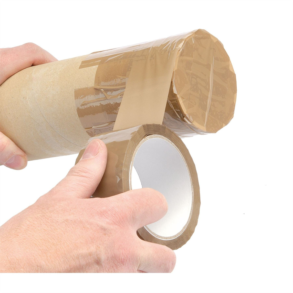 Draper Packing Tape Roll 66m x 50mm 63388 White Rose Tools