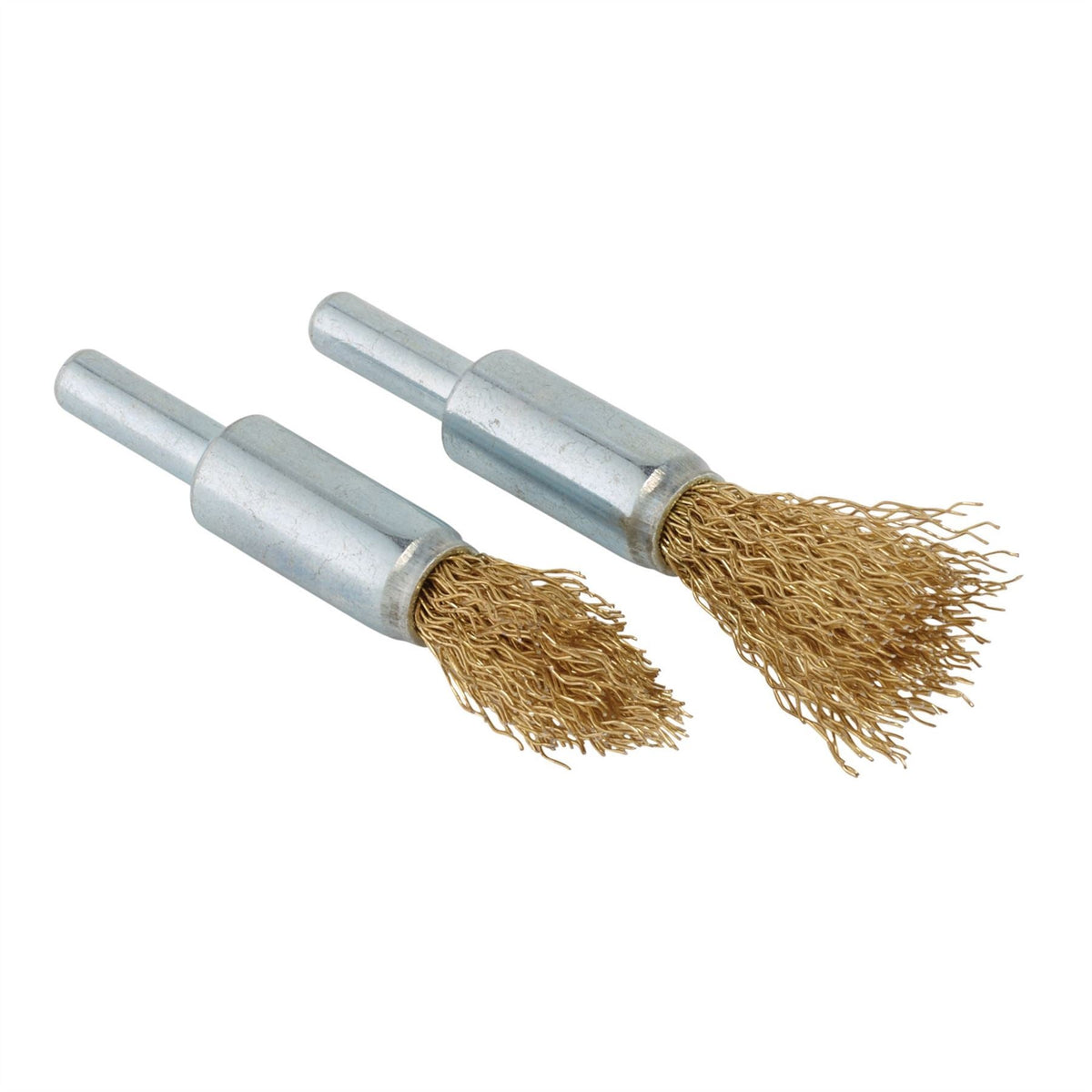 Draper Brassed Steel Crimped Decarb Brush Set (2 Piece) 41439 White Rose Tools