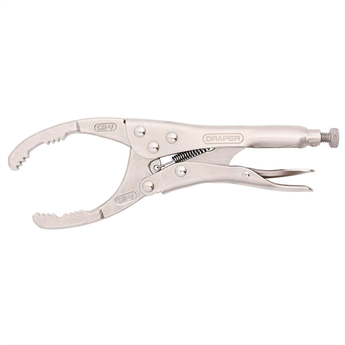 Draper Self Grip Multi-Purpose Oil Filter Wrench 53 - 118mm 61247 White Rose Tools