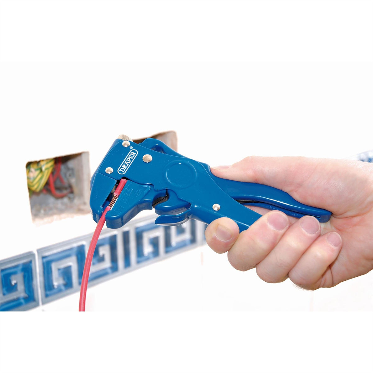 Draper Automatic Wire Stripper 175mm 55806 White Rose Tools