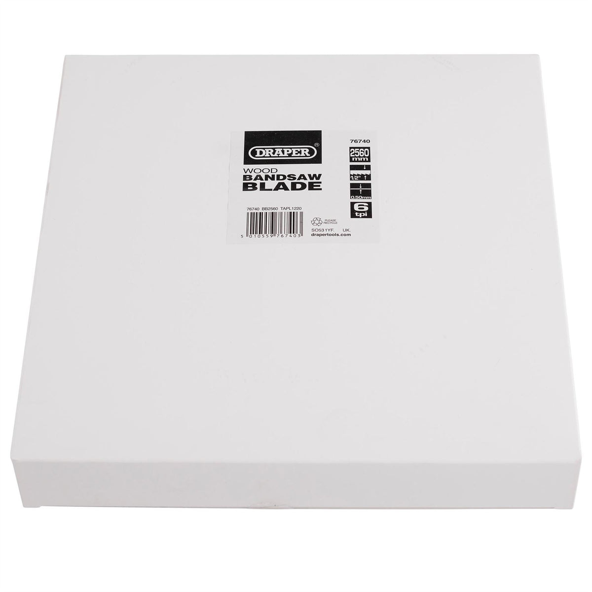 Draper Bandsaw Blade 2560mm x 1/2" 6 skip 76740 White Rose Tools