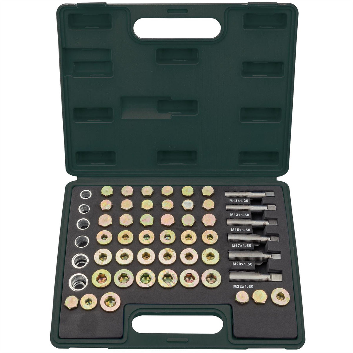 Draper Expert Drain Plug Repair Kit (120 Piece) 36631 White Rose Tools