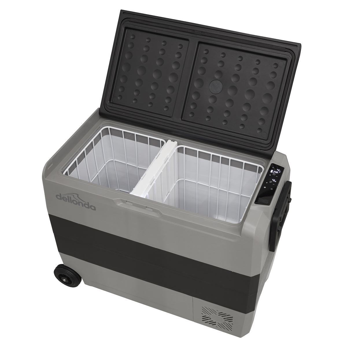 Dellonda 60L Portable Dual Zone Compressor Car Camping Fridge/Freezer 12/24V