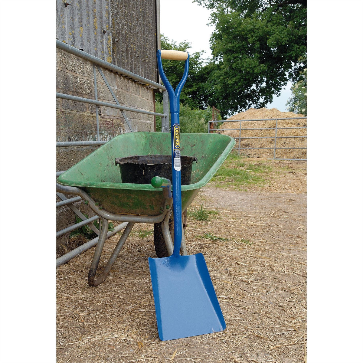 Draper Expert All Steel Contractors Square Mouth Shovel 64327 White Rose Tools
