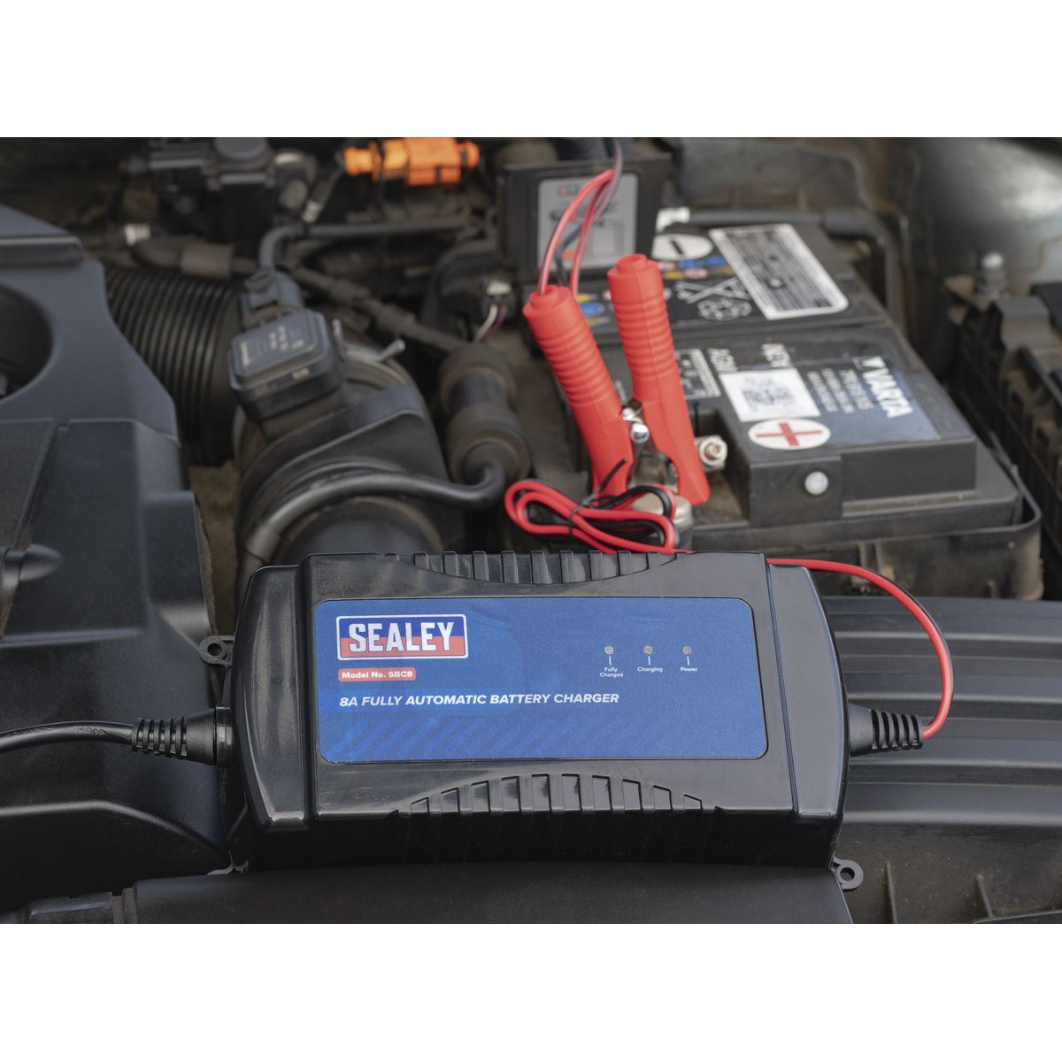 Sealey Battery Maintainer Charger 12V 8A Fully Automatic