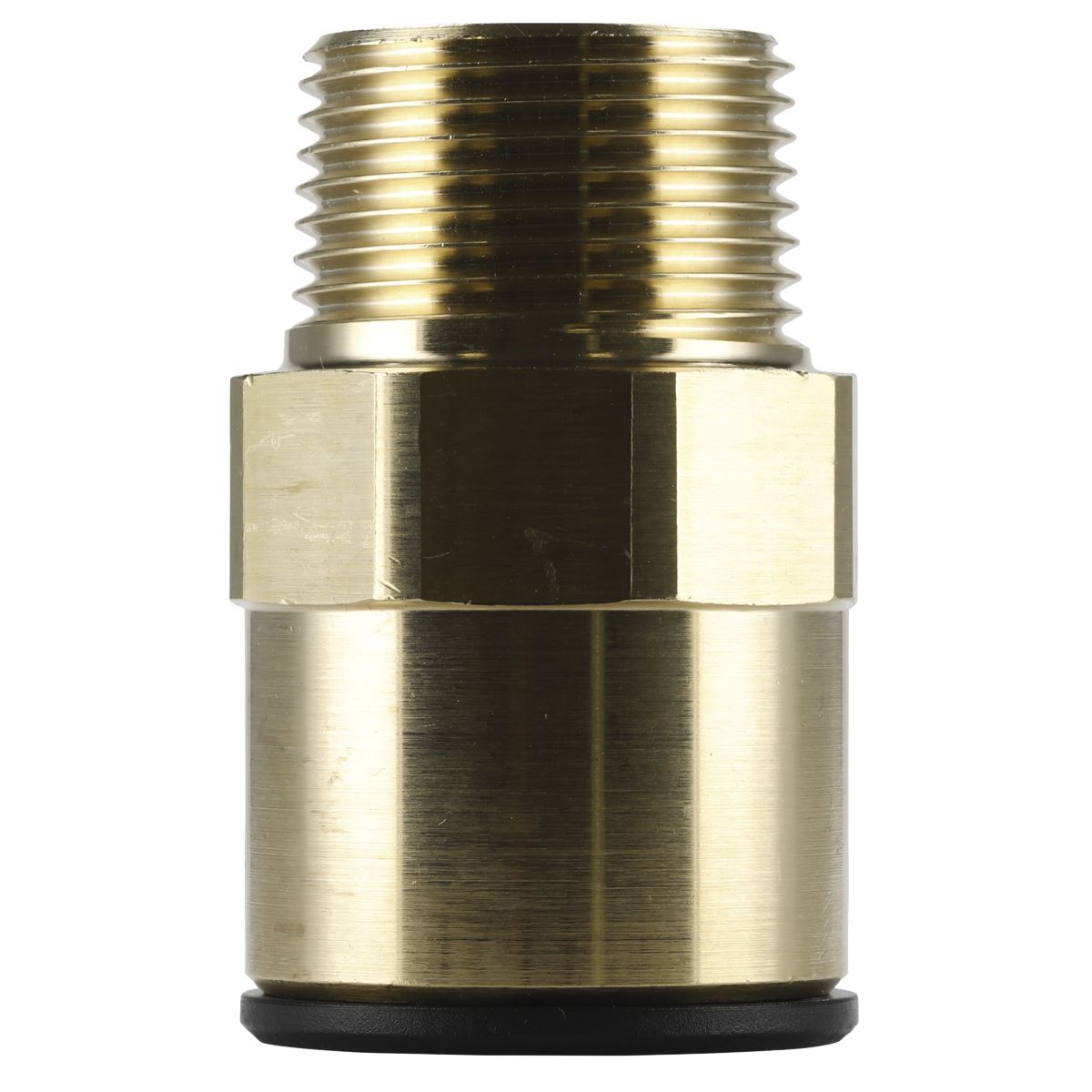 John Guest Straight Adaptor 22mm x 3/4"BSPT Brass (John Guest Speedfit® - MM012206N)