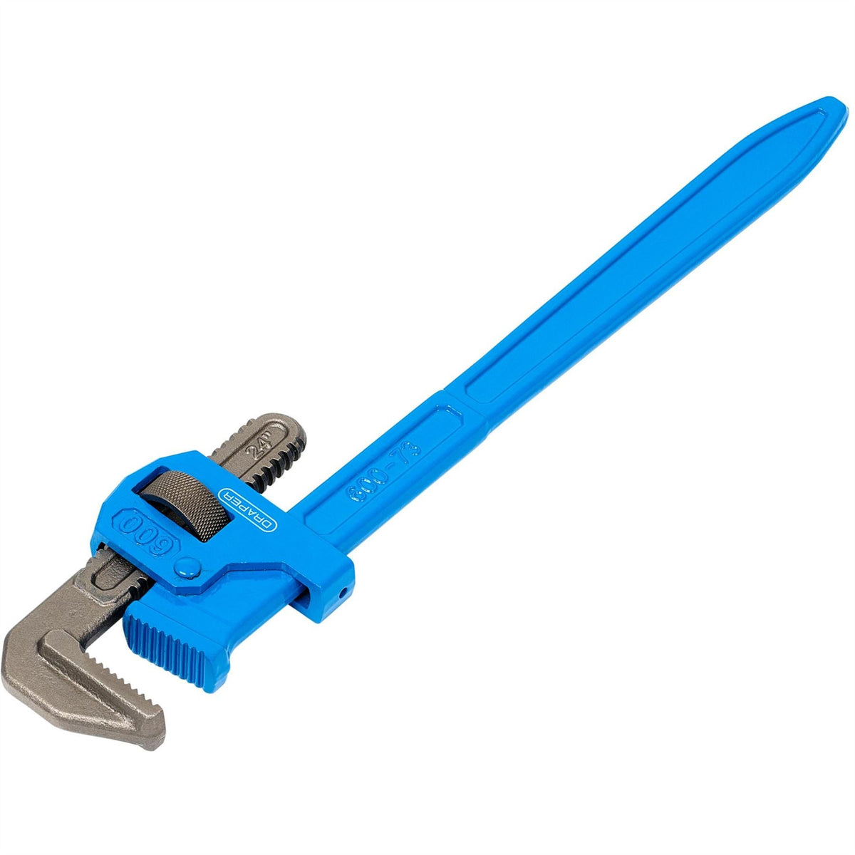 Draper Adjustable Pipe Wrench 600mm 73mm 17225 White Rose Tools