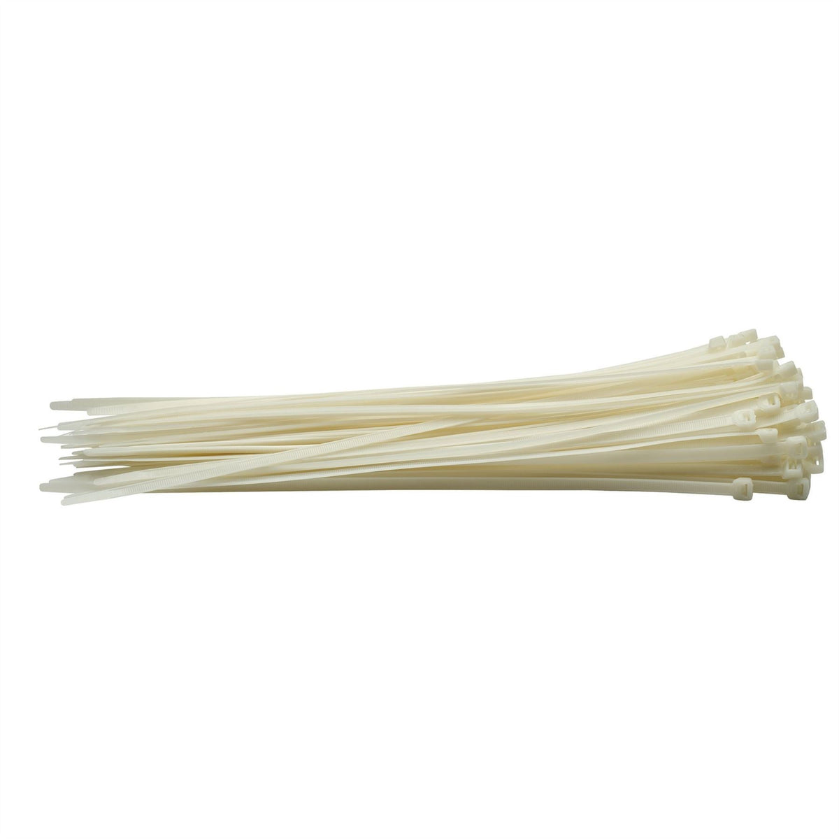 Draper Cable Ties 7.6 x 400mm White (Pack of 100) 70404 White Rose Tools