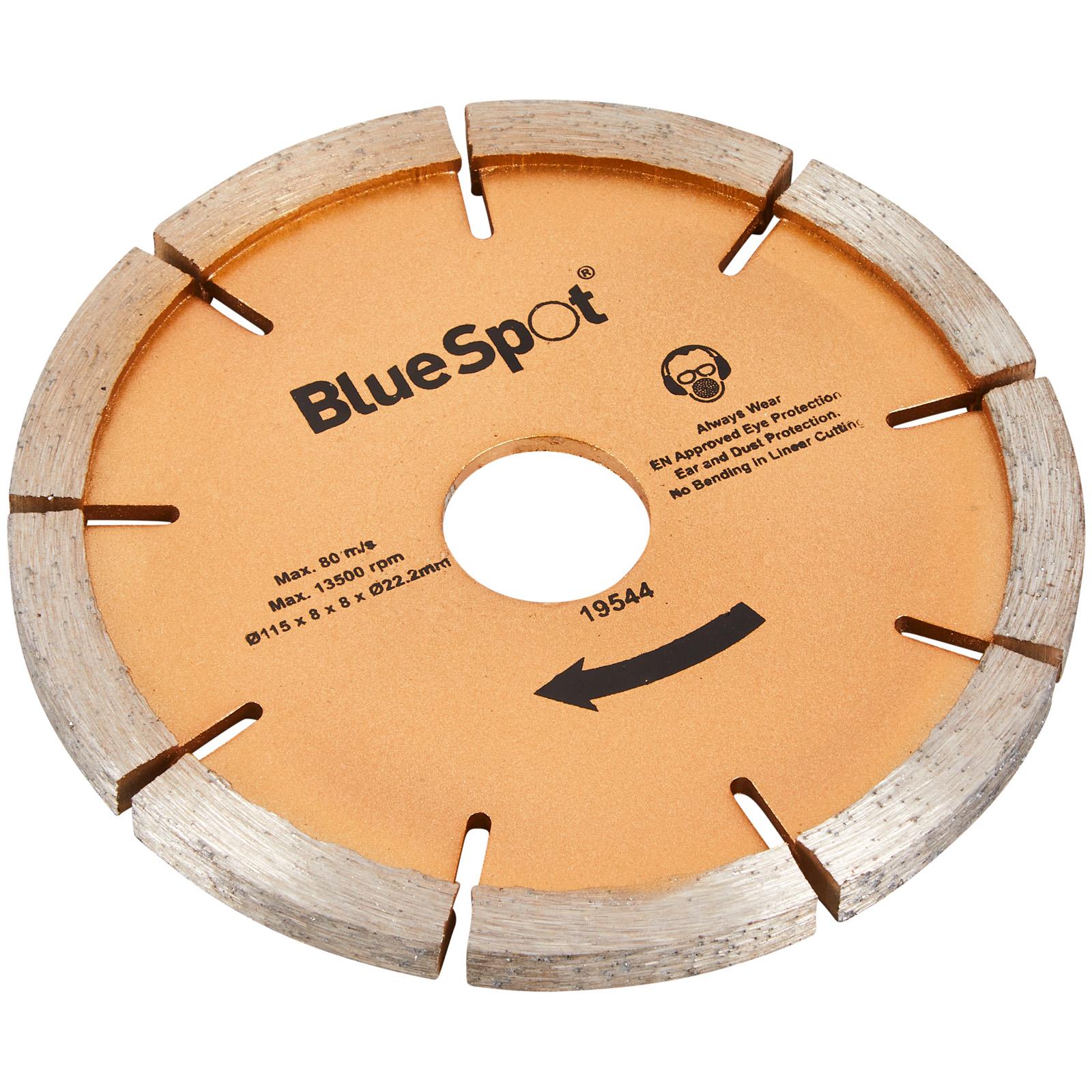 BlueSpot Diamond Mortar Raking Disc 115mm 8mm Segment Depth