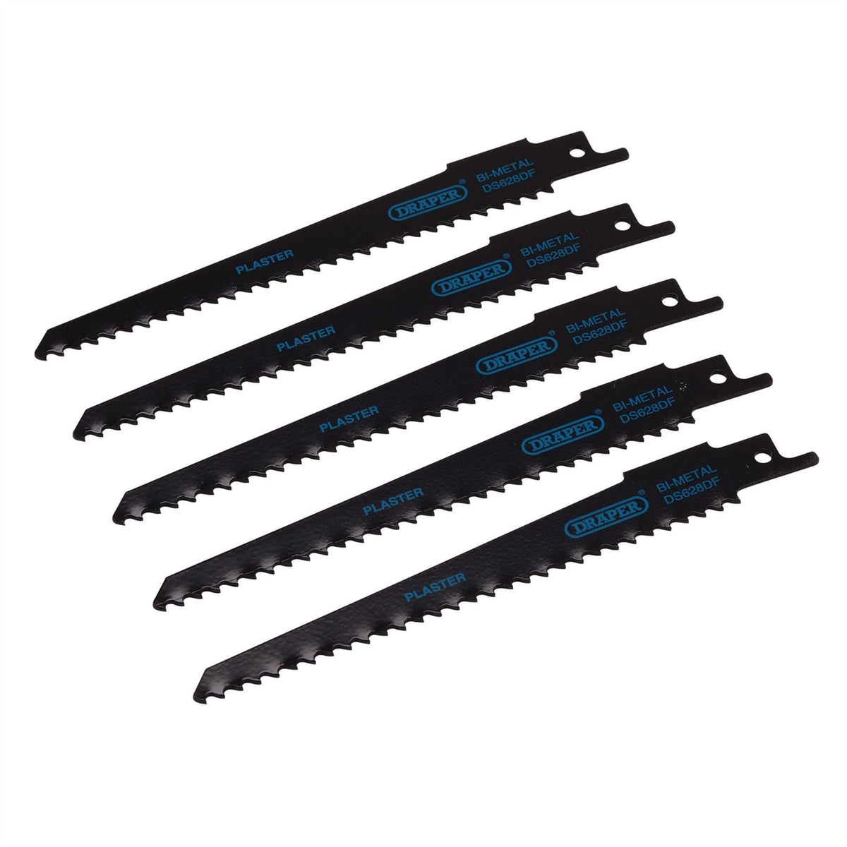 Draper Bi-metal Reciprocating Saw Blades for Plaster Cutting 150mm 6tpi (Pack of 5) 43426 White Rose Tools