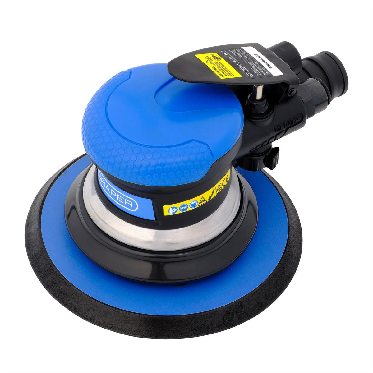 Draper Dual Action Air Sander 150mm 84125 White Rose Tools