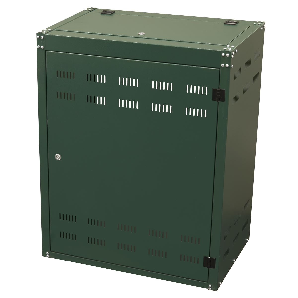 Sealey Solid Gas Cylinder Safety Cabinet - 2 x 19kg White Rose Tools