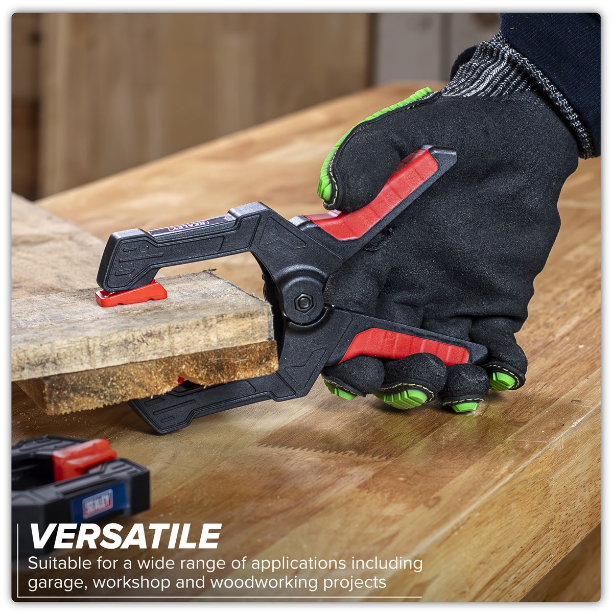 Sealey Spring Clamp Set 80mm 4pc