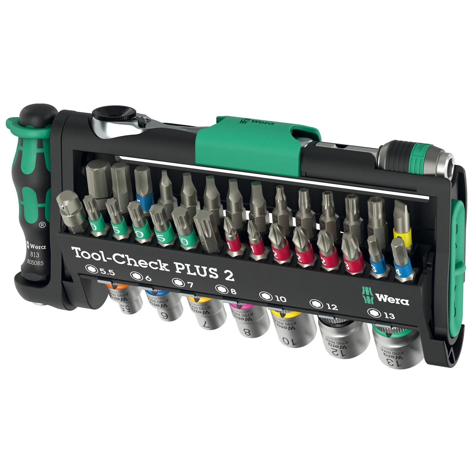 Wera Screwdriver Bits Bit Holder and Socket Set Tool Check PLUS 2 39 Pieces