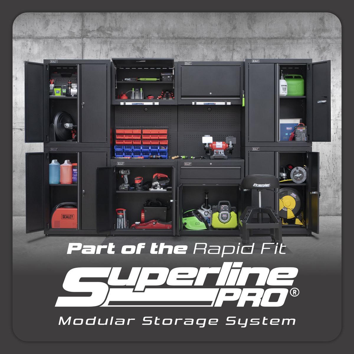 Sealey Superline Pro Rapid-Fit Dual Stacking Cabinets